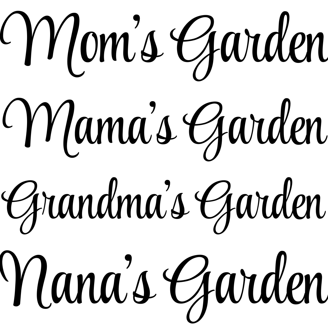 Garden Wooden Board