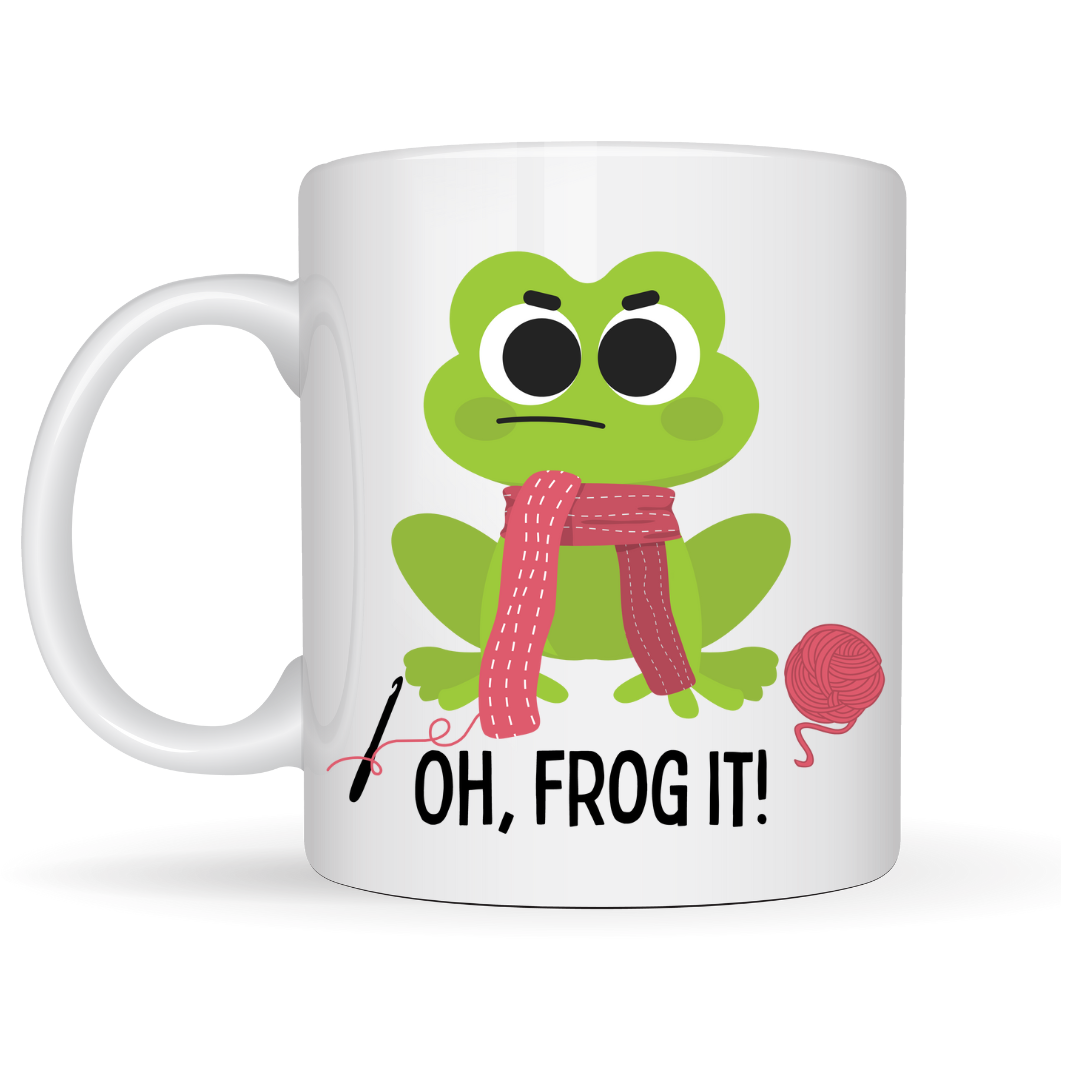 Oh, Frog It! Crochet Mug