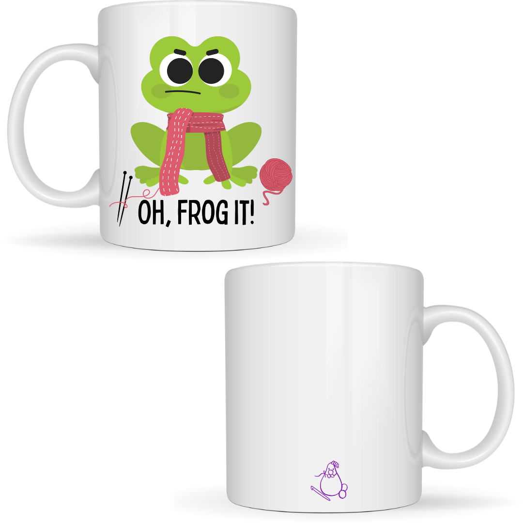 Oh, Frog It! Knit Mug