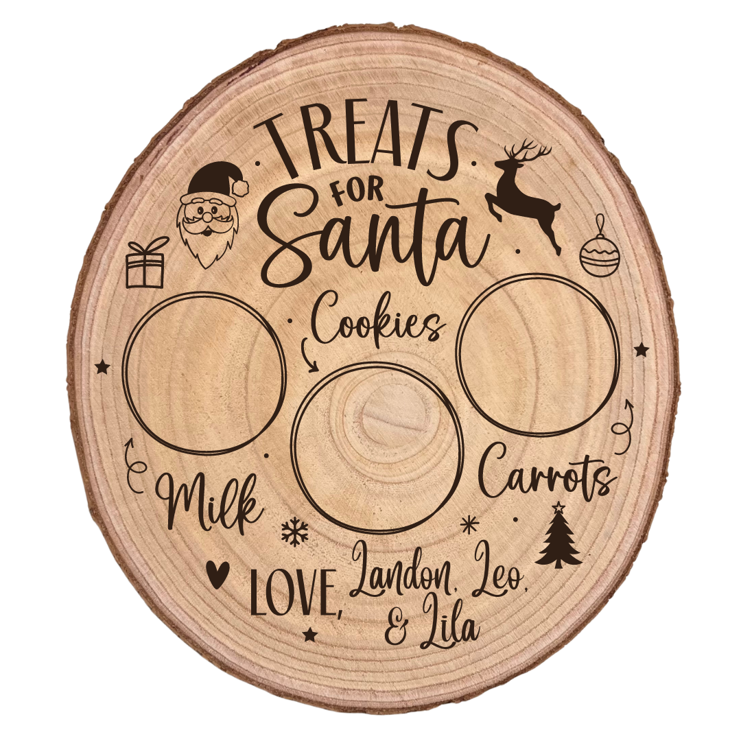 Santa Tray 2 - Personalized