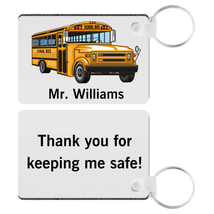 Bus Driver Keychain