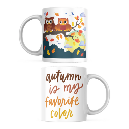 Fall Owl Mug